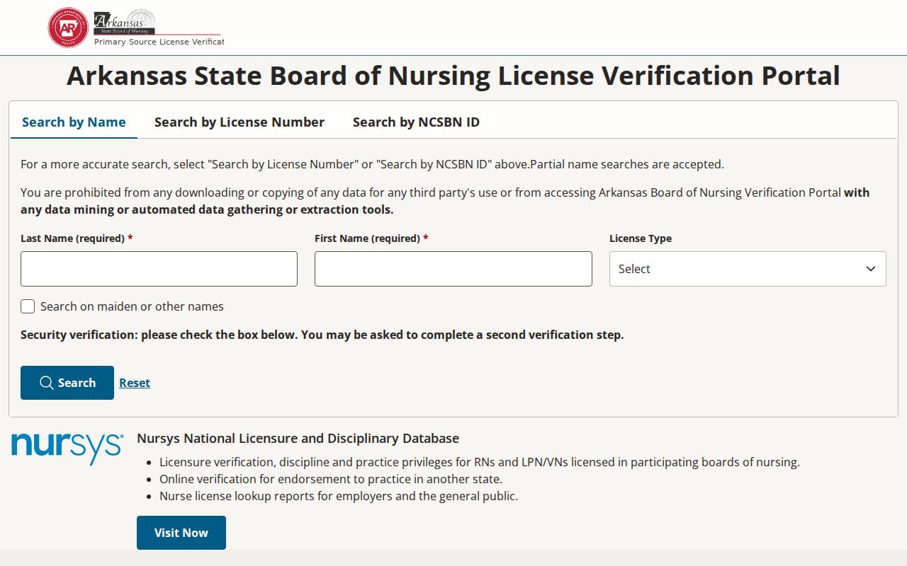 Bryant people directories professional license lookup for Arkansas nursing records